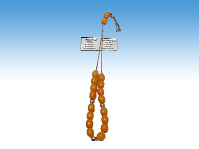Traditional Silver worry beads - Greek souvenirs