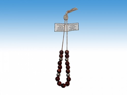Traditional silver worry beads
